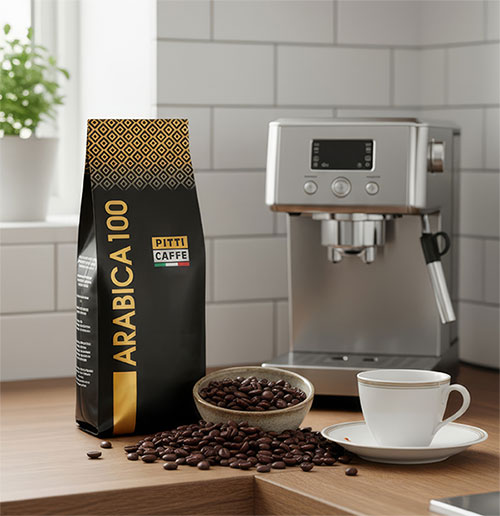 Pitti Caffe Arabica 100 Produktna Fotografija